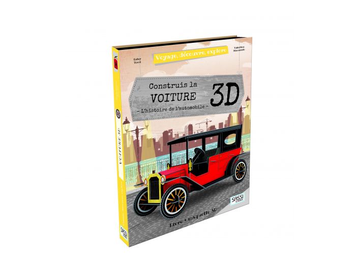 SASSI JUNIOR Construis la Voiture 3D - D�s 6 ans