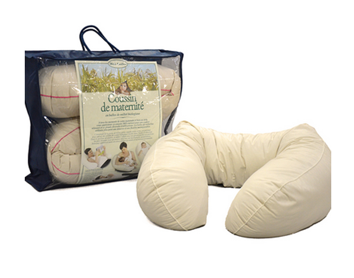 MILLE OREILLERS Coussin Maternit� et Allaitement en Millet Bio