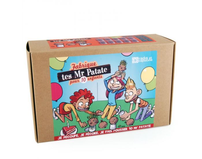 RADIS ET CAPUCINE Coffret DIY - Je Fais Pousser Mr Patate - D�s 4 ans