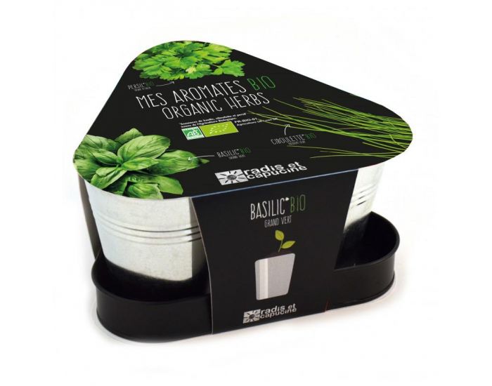 RADIS ET CAPUCINE Trio d'Aromates Bio