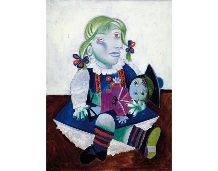 MICHELE WILSON Puzzle Maya  la Poupe de Picasso - 12 Pices - Ds 3 ans 