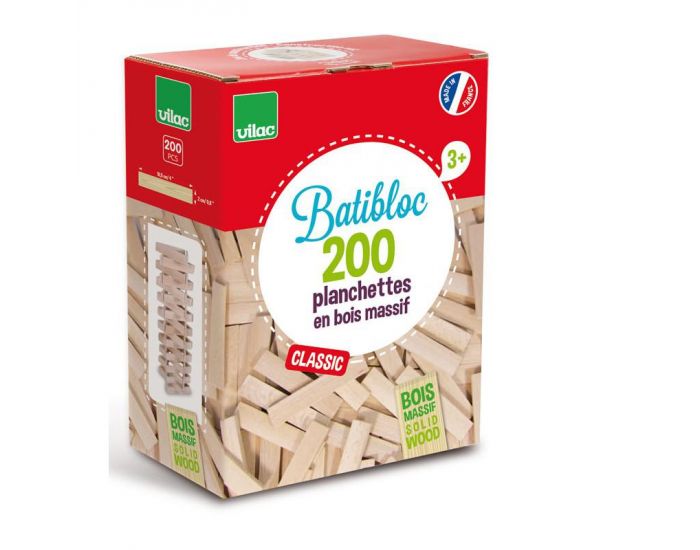 VILAC Batibloc Classic - 100 Planchettes - Ds 2 ans