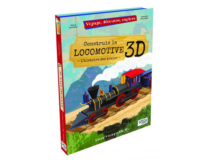 SASSI JUNIOR Construis la Locomotive 3D - D�s 6 ans