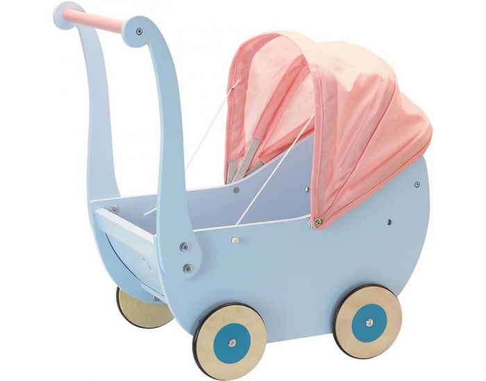 PETITCOLLIN Landau en Bois Pour Poup�e - D�s 3 ans