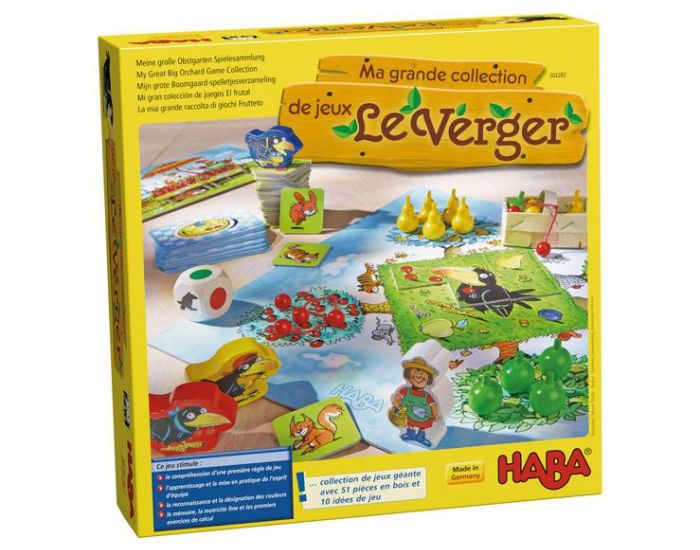 HABA Grande Collection de Jeux Le Verger - D�s 3 ans