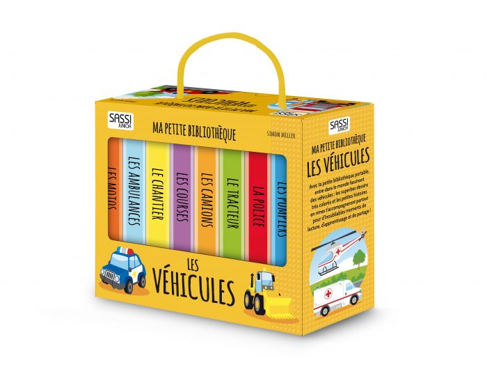 SASSI JUNIOR Ma Petite Biblioth�que - Les V�hicules - D�s 2 ans