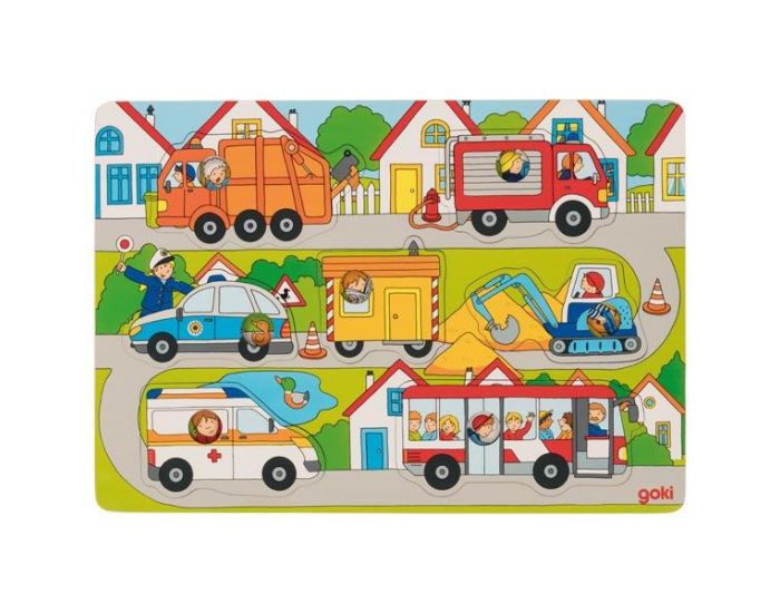 GOKI Puzzle Dans la Rue - D�s 2 ans 