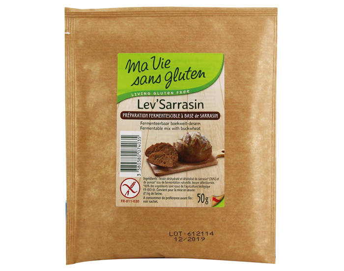 MA VIE SANS GLUTEN Lev' Sarrasin - 50 g