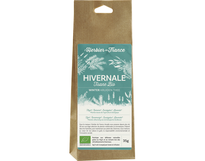 L'HERBIER DE FRANCE Tisane Bio Hivernale - 35g