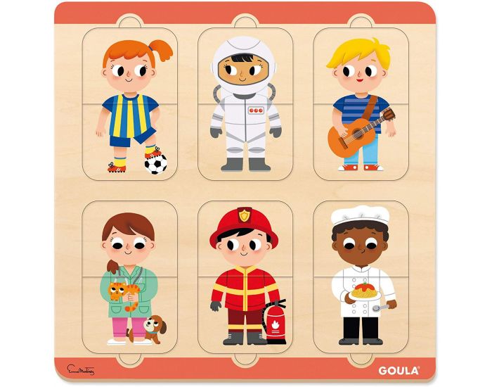 GOULA Puzzle M�tiers - D�s 2 ans 