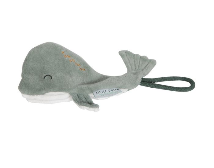 LITTLE DUTCH Attache-T�tine - Baleine - Ocean Mint - D�s 12 mois