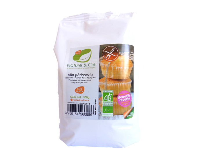 NATURE & CIE Mix Patisserie Sans Gluten - 500 g