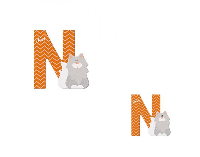 SEVI Lettre N - Chat Norv�gien