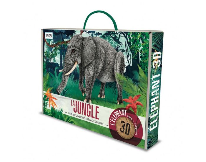 SASSI JUNIOR La Jungle - L'�l�phant 3D - D�s 6 ans