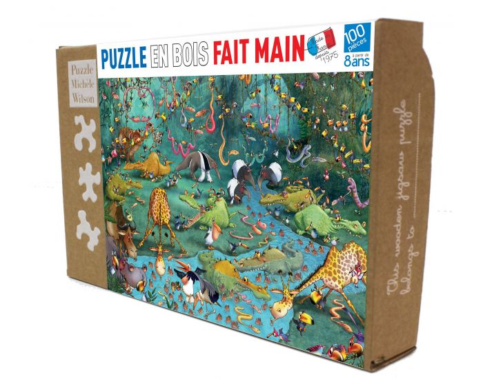MICHELE WILSON Puzzle Crocos et Compagnie de Ruyer - 100 Pi�ces - D�s 8 ans 