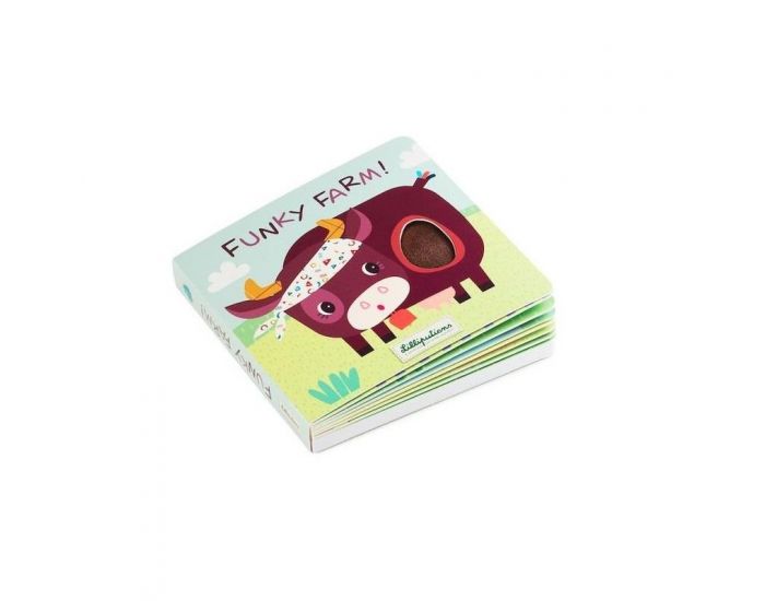 LILLIPUTIENS Livre Tactile Et Sonore Ferme - D�s 12 Mois