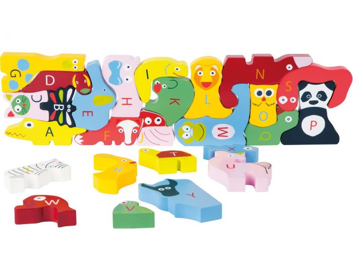 SMALL FOOT COMPANY Puzzle ABC en bois - D�s 3 ans