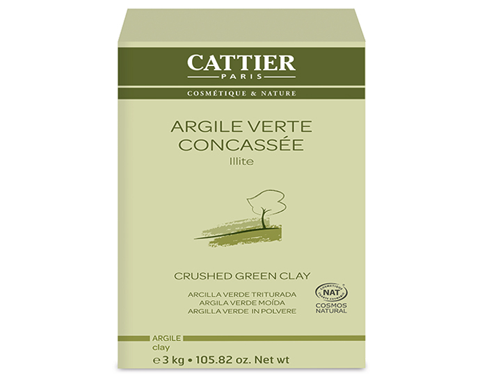 CATTIER Argile Verte Concasse - 3 Kg