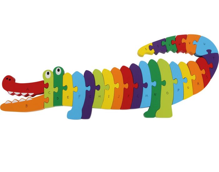 SMALL FOOT COMPANY Puzzle ABC Crocodile - D�s 3 ans