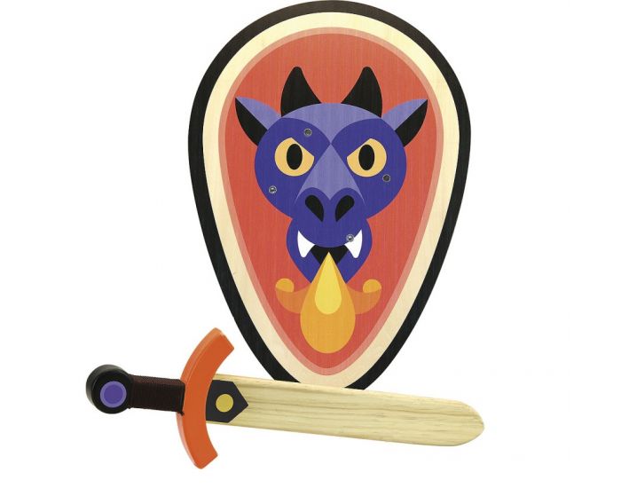 VILAC Set Bouclier et Ep�e Dragon - D�s 4 ans 