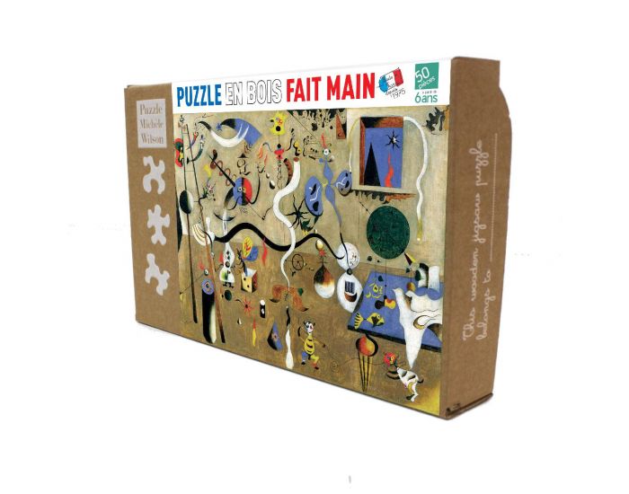 MICHELE WILSON Puzzle Le Carnaval d'Arlequin de Miro - 50 Pi�ces - D�s 6 ans 