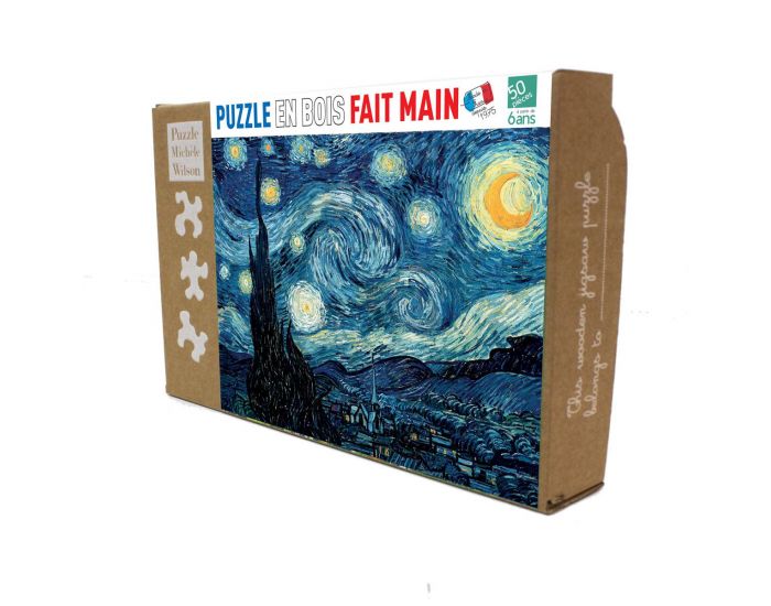 MICHELE WILSON Puzzle Nuit Etoil�e de Van Gogh - 50 Pi�ces - D�s 6 ans 