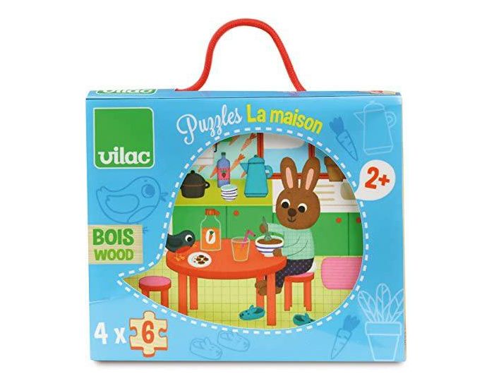 VILAC 4 puzzles La Maison