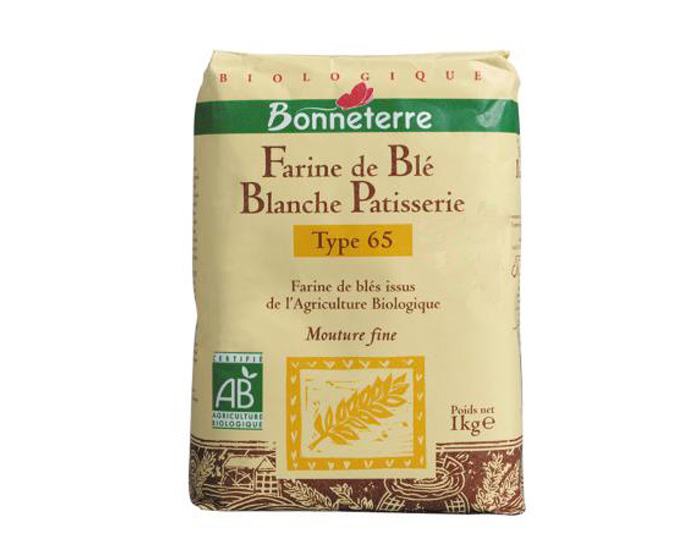 BONNETERRE Farine Blanche Ptisserie T65 - 1kg