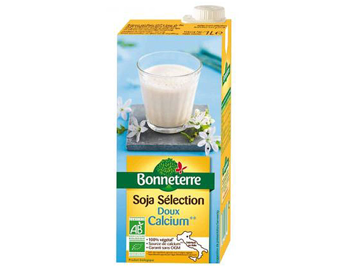 BONNETERRE Boisson Vgtale Soja Doux Calcium - 1L