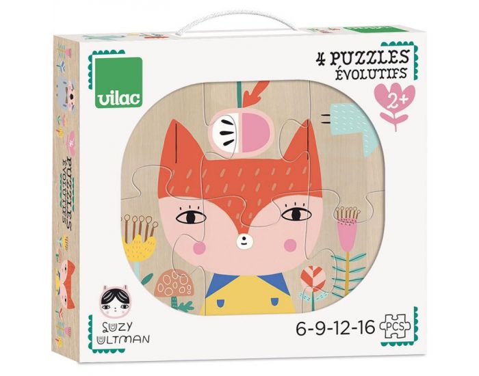 VILAC Puzzles Evolutifs Suzy Ultman - D�s 2 ans 