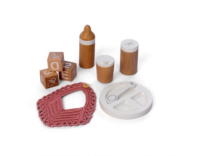 BYASTRUP Set de repas - 9 pi�ces - D�s 3 ans