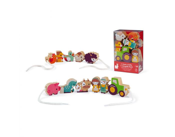 JANOD Perles  Enfiler Ferme - Ds 2 ans