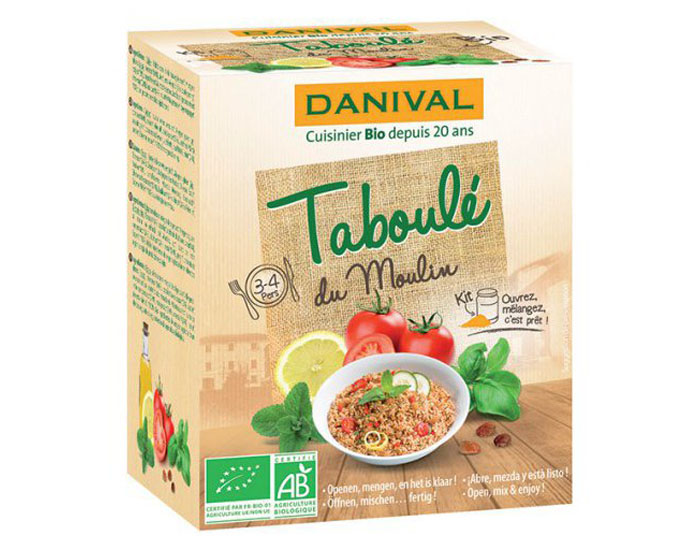 DANIVAL Taboulé du Moulin Bio - 620 g 