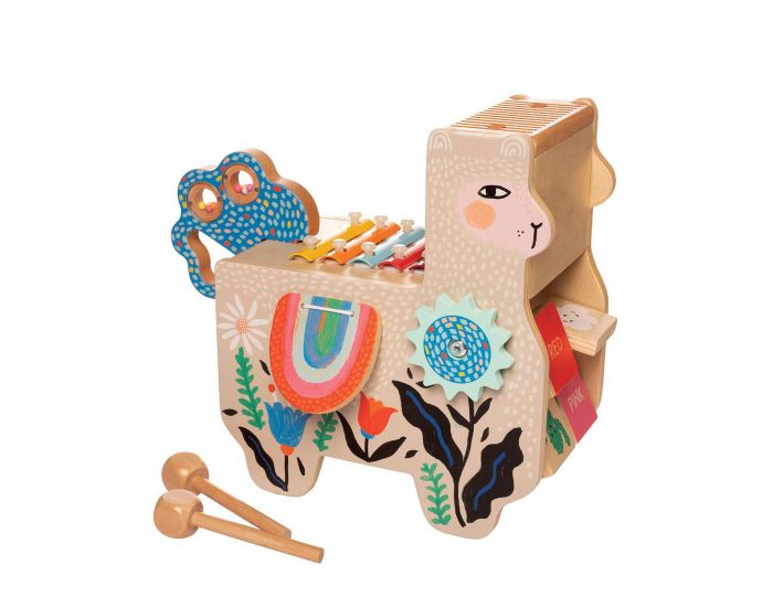 MANHATTAN TOY Lili Lama musical en bois - D�s 12 mois