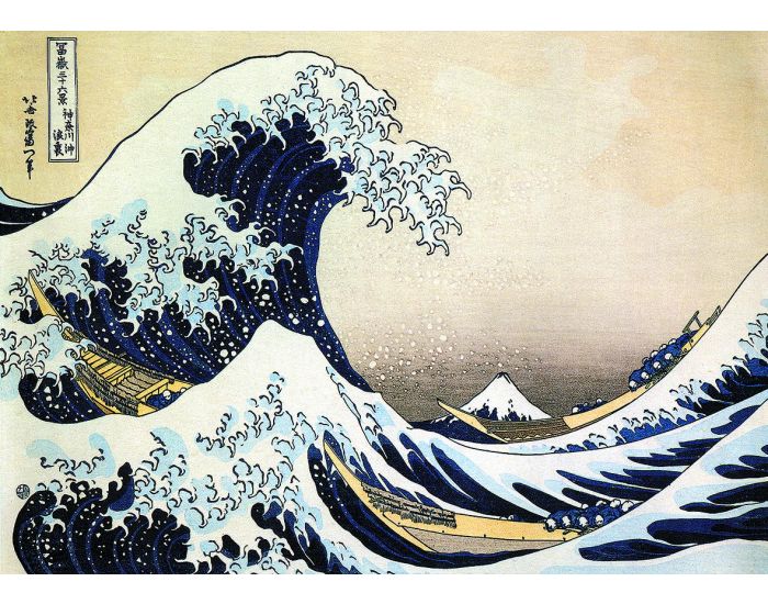 MICHELE WILSON Puzzle La Vague de Hokusai - 24 Pi�ces - D�s 4 ans 