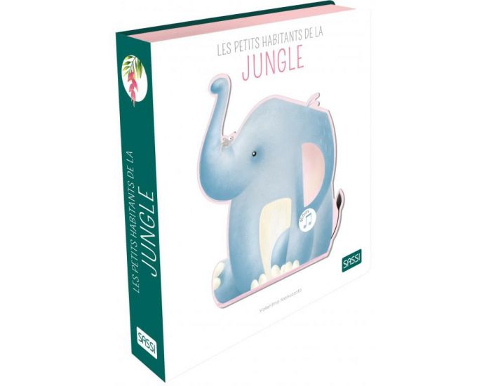 SASSI JUNIOR Livre Sonore - Les Petits Habitants de la Jungle - D�s 2 ans