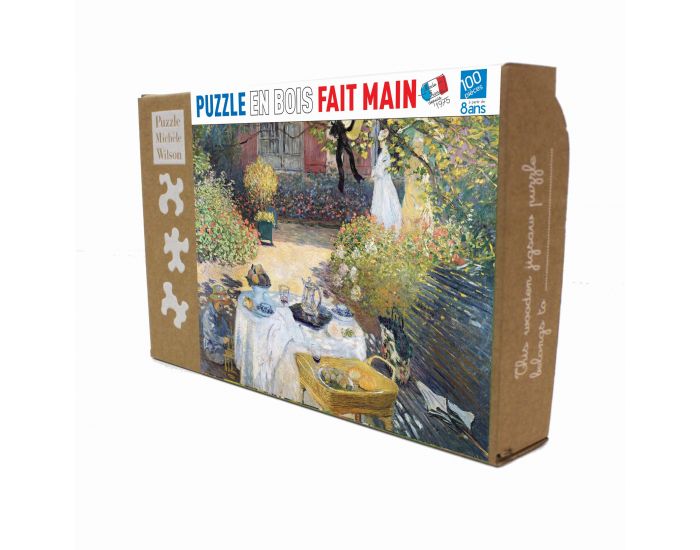 MICHELE WILSON Puzzle Le d�jeuner de Monet - 100 Pi�ces - D�s 8 ans