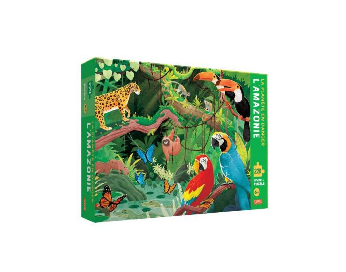 SASSI JUNIOR La Plan�te en Danger - L'Amazonie - D�s 6 ans - 220 pi�ces