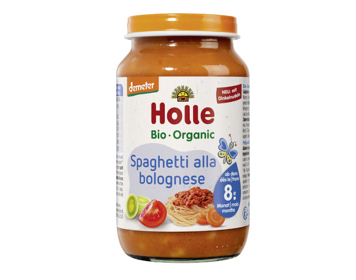 HOLLE Petit Pot Menu Spaghetti Bolognaise - 8M