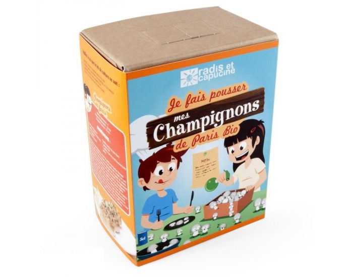 RADIS ET CAPUCINE Kit Champignons de Paris Bio - D�s 4 Ans