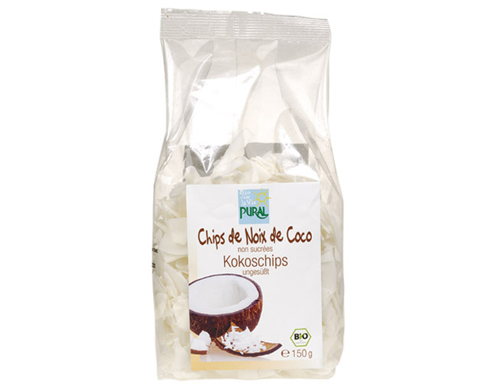 PURAL Chips de Noix de Coco - Non sucres - 150g