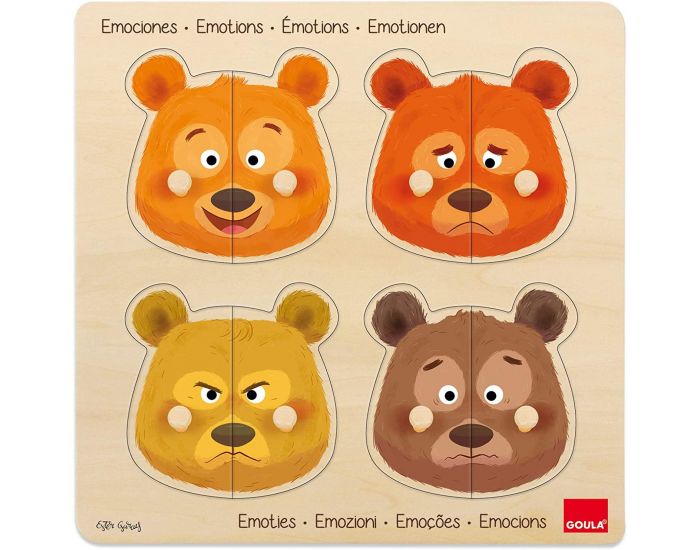GOULA Puzzle Emotions - D�s 2 ans 