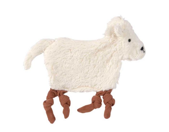 LASSIG Doudou Plat en Coton bio Mouton