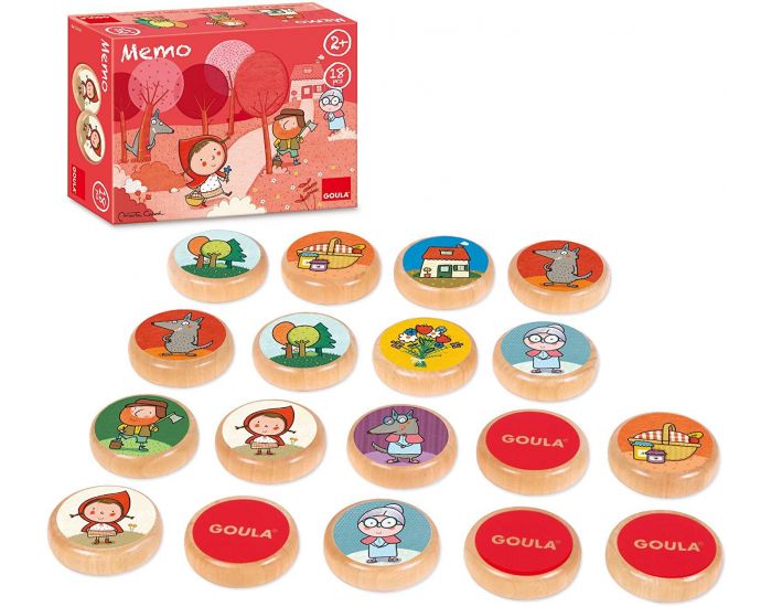 GOULA Memo Chaperon Rouge - D�s 2 ans 