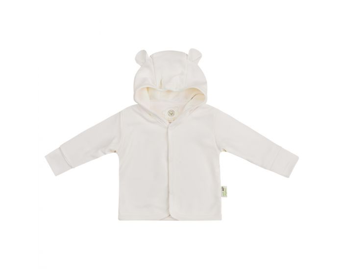  Veste B�b� � Capuche en Coton Bio - R�versible