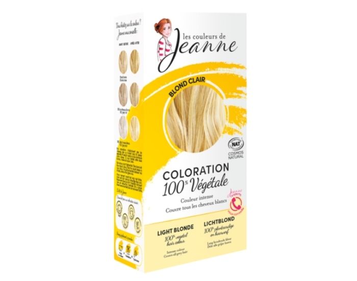 LES COULEURS DE JEANNE Coloration 100% Bio & Vgtale - Blond clair