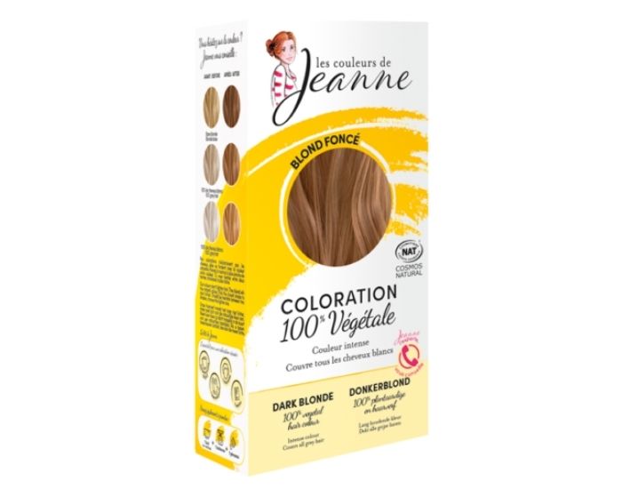 LES COULEURS DE JEANNE Coloration 100% Bio & Vgtale - Blond fonc