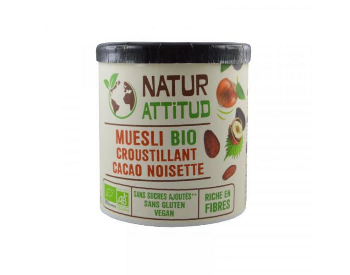 NATUR ATTITUD Muesli Bio Cacao Noisette - 250g