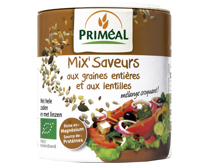 PRIMEAL Mix Saveurs aux Graines Entires et Lentilles - 110 g