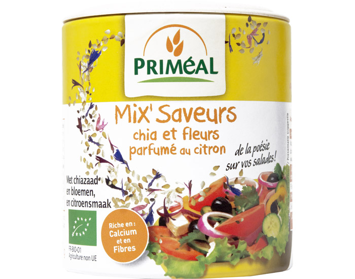 PRIMEAL Mix Saveurs Chia et Fleurs - 100 g